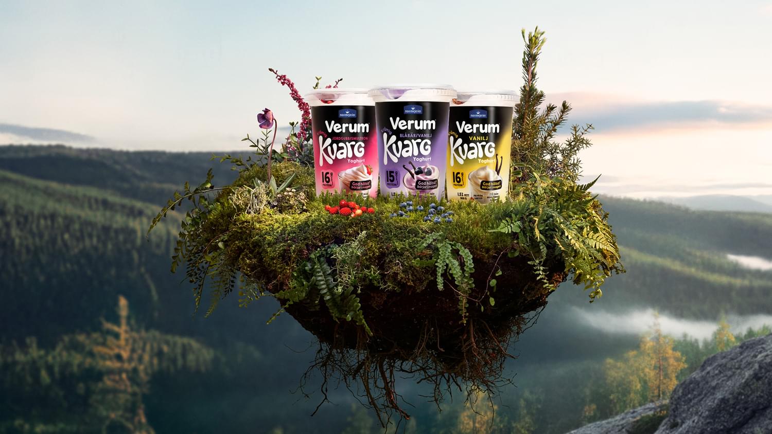 NYHET Verum Kvargyoghurt på bägare!