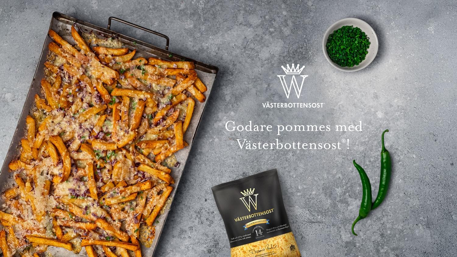 Godare pommes med Västerbottensost