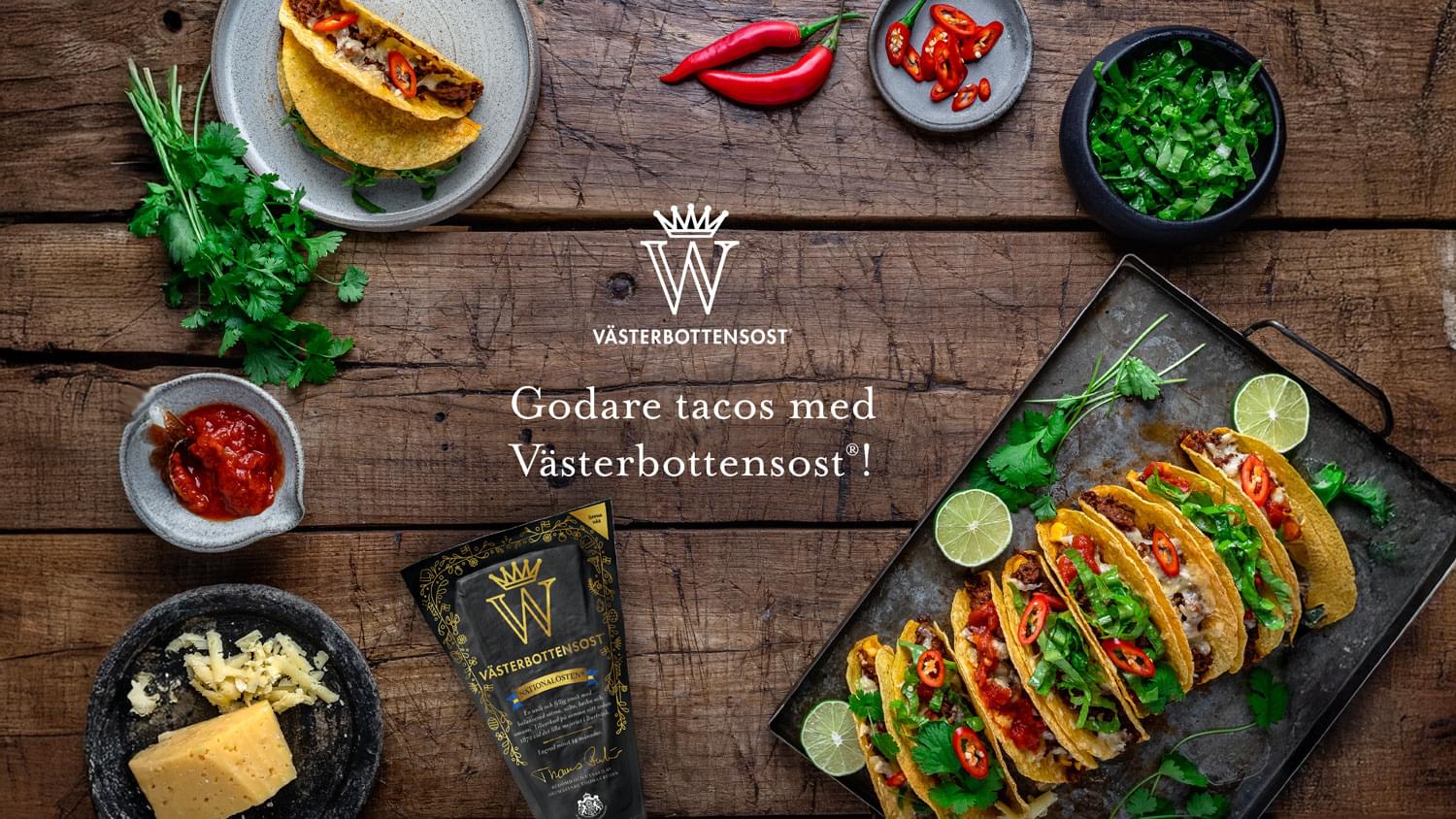 Godare tacos med Västerbottensost!